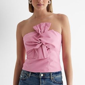 Express Strapless Bow Tube Top M *NEW*